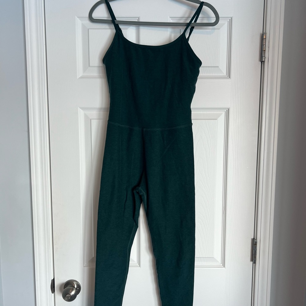 Beyond Yoga Dark Green Midi Length Jumpsuit